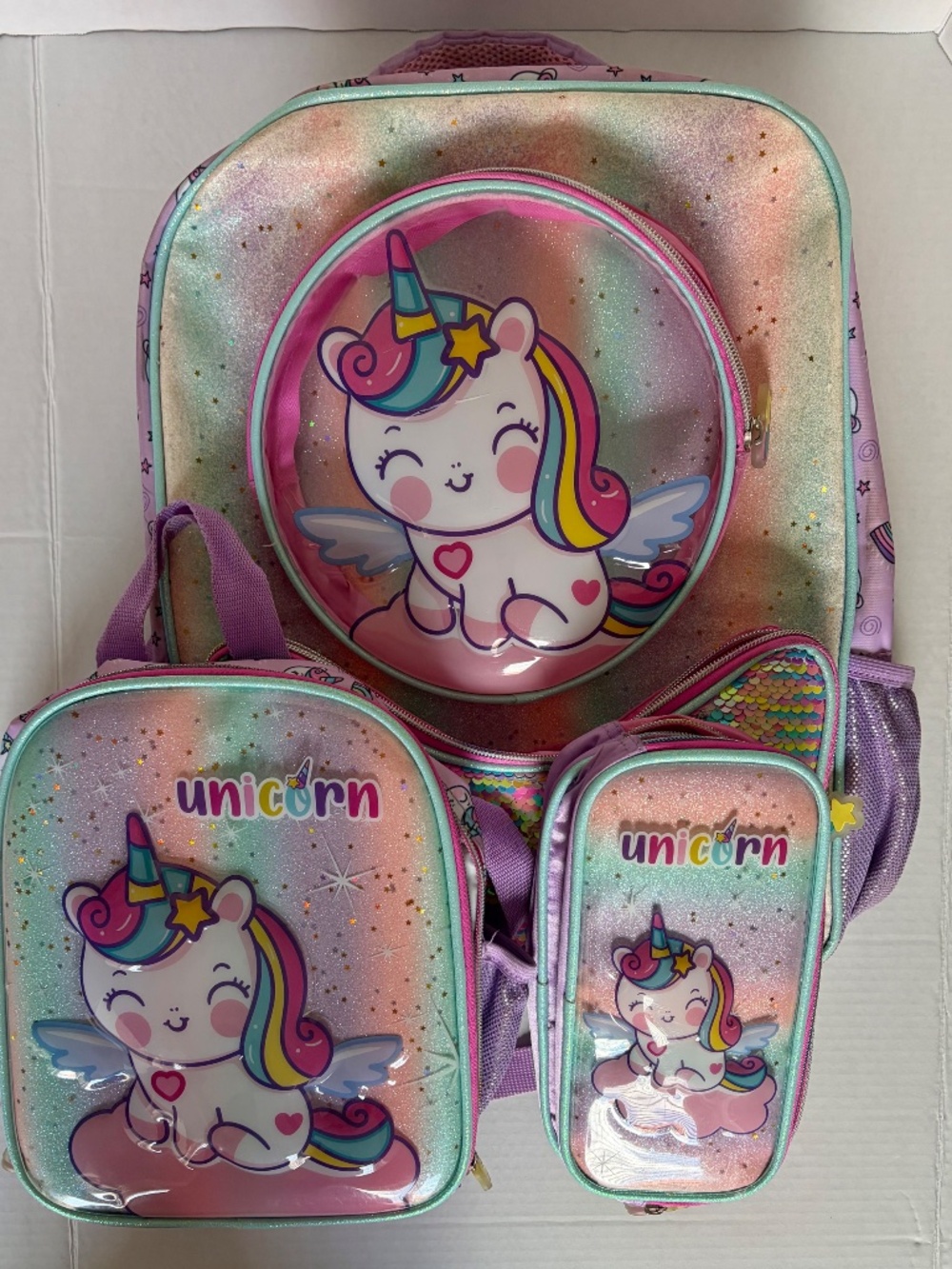 Unicorn Backpack set - Picture 12 of 17